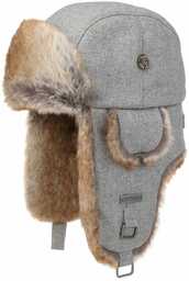 Kamikaze Herringbone Aviator Hat by Barts, szary, One