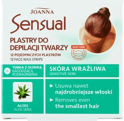 Joanna Sensual Plastry do depilacji twarzy skóra wrażliwa