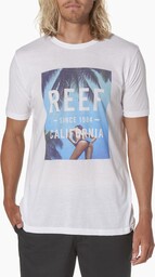 t-shirt męski REEF CALIFORNIA TEE White