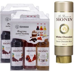 2x Zestaw kawowy Konesso Monin 3x250 ml -
