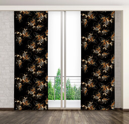 Zasłona panelowa z nadrukiem w lilie ZPMB-95 Mariall