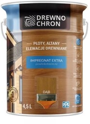 Drewnochron Impregnat Extra Powłokotwórczy Dąb 4,5l