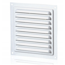 WM200 Kratka osłona metalowa 200x200 biała