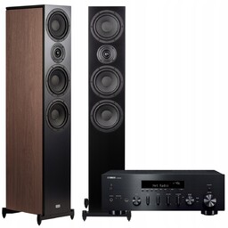 Heco Aurora Xt 700 Walnut Yamaha R-N600A MusicCast