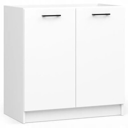 Szafka kuchenna pod zlew stojąca 80 cm biała