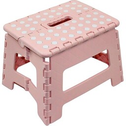 HOME & STYLING COLLECTION Stołek składany 1070285 Różowy