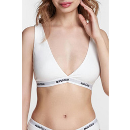 Top biustonoszowy bawełniany sportowy New York LU043-04 Naviale