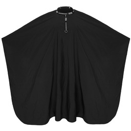 Fox Earth Colors, profesjonalna peleryna fryzjerska, czarna