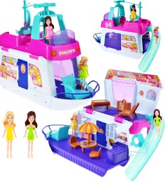 SuperZabaweczki, Rozkładany statek, jacht dla lalek + akcesoria