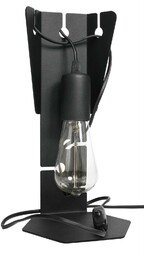 Sollux Sypialniana lampa nocna SL.0880 stojąca nowoczesna czarna