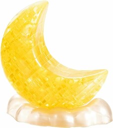 HCM Kinzel 59194 Crystal, puzzle 3D, księżyc, złoty