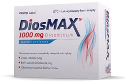 DIOSMAX 1000mg Lek doustny przy hemoroidach i żylakach