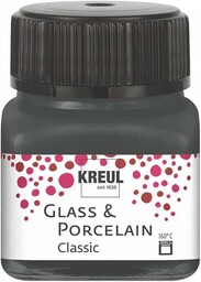 KREUL 16231 - Glass & Porcelain Classic grey,