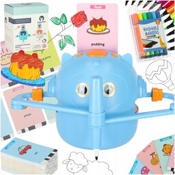 Robot Rysujący Edukacyjny Fiszki Do Rysowania Nauka Angielskiego