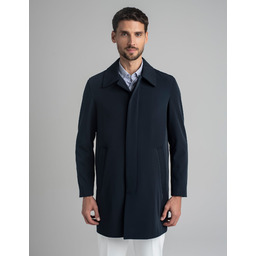 płaszcz credaro granatowy