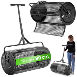 Siewnik ogrodowy Nouart 80 cm 100L czarny