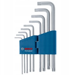 Bosch Zestaw kluczy trzpieniowych Torx T10-T50 9 elementów