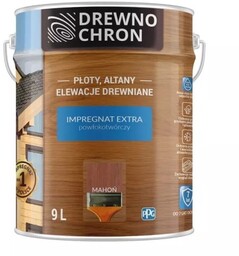 Drewnochron Impregnat Extra Powłokotwórczy Mahoń 9l