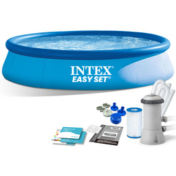 Basen Ogrodowy Z Pompą 9w1 396x84 Intex Rozporowy