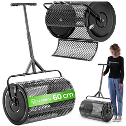 Siewnik ogrodowy Nouart 60 cm 75L czarny