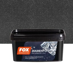 FOX FARBA dekoracyjna DIAMENTO, CARBON kolor 0007 1L