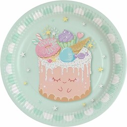 amscan 9916942 8 talerzy Pokemon okrągły papier 23