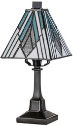 Elstead Lighting Nocna lampeczka witrażowa Alderley TF-ALDERLEY-TL-S szklana