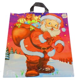 Reklamówka z uchem 40x45cm Mikołaj LD 50szt