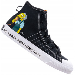 Trampki adidas Nizza Hi Rf J czarny rozmiar