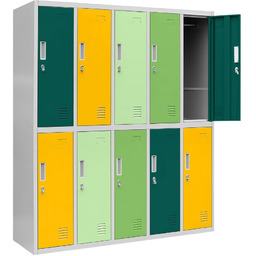 Szafka metalowa Bartuś szkolna wielokolorowa, skrytkowa, socjalna