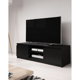 Mała szafka RTV 120 cm Dingo czarny grafit