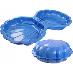 Mocna Piaskownica 2 Sztuki Muszelka XXL 218x94cm Komplet