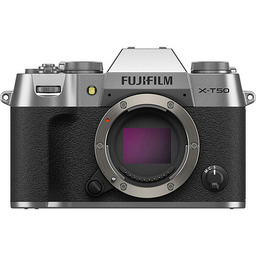 Fujifilm Bezlusterkowiec X-T50 srebrny Dobierz kartę SANDISK 128GB