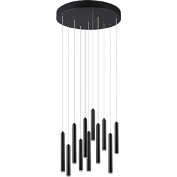 Lampa wisząca nowoczesna czarne sople LED 3-step DIM