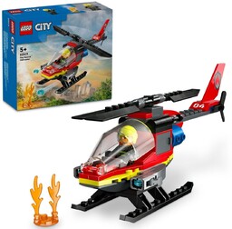 LEGO CITY 60411 KLOCKI Strażacki helikopter ratunkowy zestaw