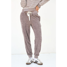 Spodnie damskie dresowe z dzianiny French Terry Karpaty