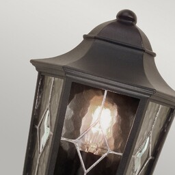 Zewnętrzna Lampa Elstead, Norfolk, ściemnialny, czarny, metal, antyczny