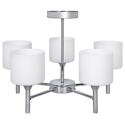 ACTIVEJET Lampa sufitowa AJE-Mira 5P Biało-srebrny