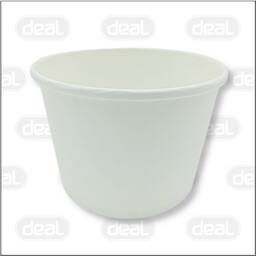 Miska papierowa 500ml biała śr.115 50szt SUP