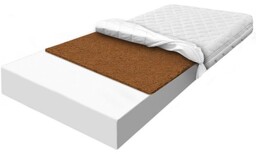 Materac piankowy 60x120 z kokosem pianka miękki FLEXI
