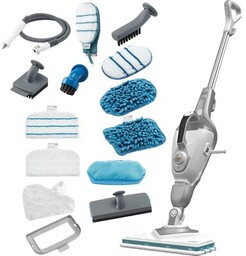 BLACK&DECKER Mop parowy BHSM1615DSG-QS Biało-szary