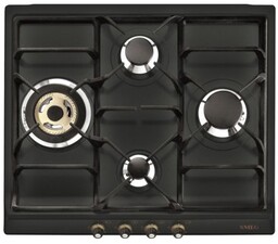 Płyta gazowa SMEG SR764AO + patelnia Smeg CKFF2801RDM