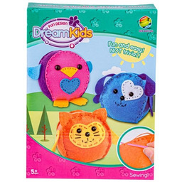 Zestaw Kreatywny Wyszywanek Do Szycia Maskotek Poduszek Zwierzęta