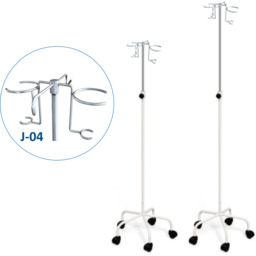 JSK.2A/J-04 mobilny stojak kroplówki regulowany 2 wieszaki 2