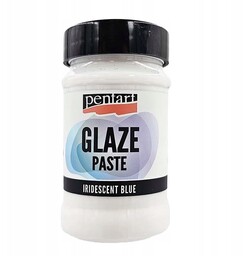 PASTA GLAZE gęsta opalizująca niebieska 100ml - Pentart