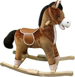 ODS 17003 koń na biegunach z gliny