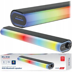GŁOŚNIK SOUNDBAR AUDIO BLUETOOTH LED RGB 2x 7W