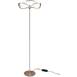 Lampa podłogowa designerska mosiądz matowy LED 31W 3000K