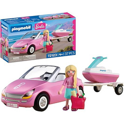 PLAYMOBIL Barbie Cabrio Cabrio z przyczepą i skuterem