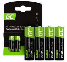 Green Cell Baterie Akumulatorki Paluszki 4x AA HR6